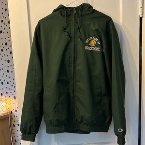 Champion Dark Green Brockport Hoodie Jacket